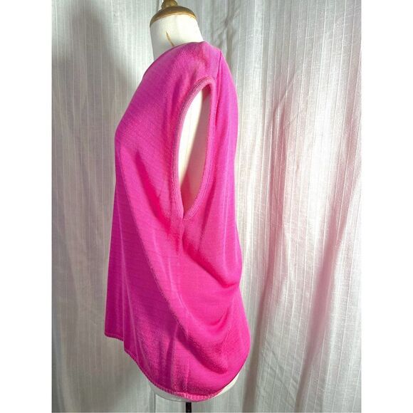 Spar Knitwear | Women’s | Sweaters | L | Vintage Raspberry Sleeveless Blouse - Picture 3 of 5